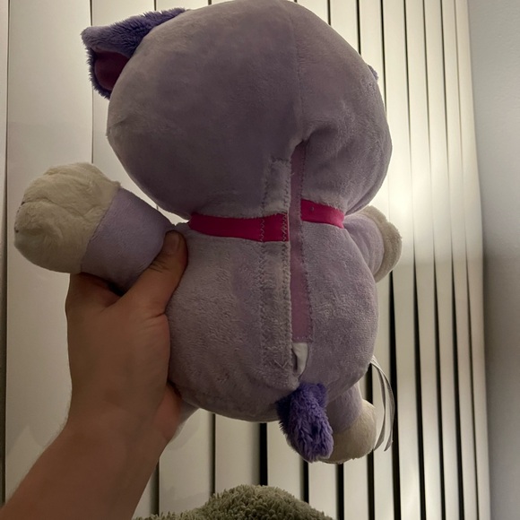 Interactive Purple and Cream Plush Puppy - Picture 4 of 5